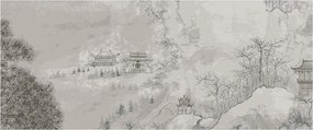 Kép - Kínai táj (120x50 cm)