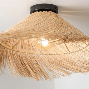 Brilagi - LED felületre szerelhető csillár CERIA BOHO 1xE27/40W/230V átm. 70 cm rattan