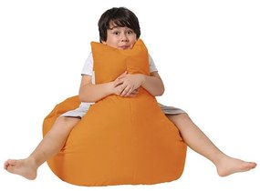 Narancssárga gyerek babzsákfotel Baton – Floriane Garden