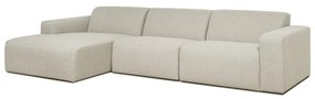 Bézs-krémszínű sarokkanapé (bal oldali) Roxy – Scandic