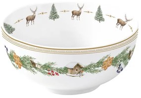 White Forest karácsonyi porcelán tálka 12 cm