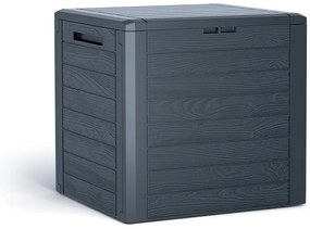 Prosperplast WOODEBOX kerti box antrait 140L