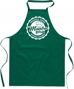 Konyhai Kötény zöld Nagypapa Konyhája Maestro ajándék nap FA_712_z