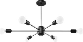 Fekete mennyezeti lámpa 68x86,5 cm Benedett – Sollux