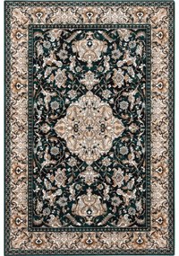 Zöld gyapjú szőnyeg 133x180 cm Lauren – Agnella