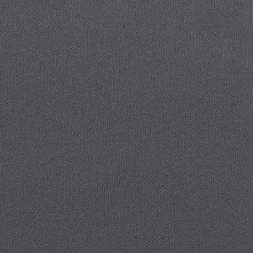 antracitszürke oxford szövet kerti padpárna 150x(50+50)x7 cm
