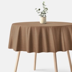 Goldea kör alakú dekoratív terítő peru - barna Ø 220 cm