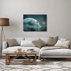Kép - Az ég elérhető közelségben (üvegen) (70x50 cm)