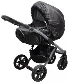 Babakocsi esővédő New Baby Basic fekete