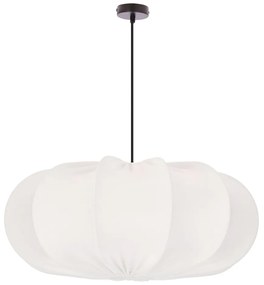 Fehér függőlámpa textil búrával ø 52 cm Cafee – Candellux Lighting