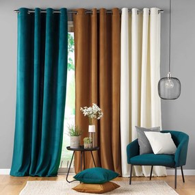 Barna kordbársony függöny 140x260 cm Casual – douceur d'intérieur