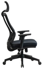 Ello ergonomikus irodai forgószék deréktámasszal, fejtámasszal, 3D Air mesh hálós
