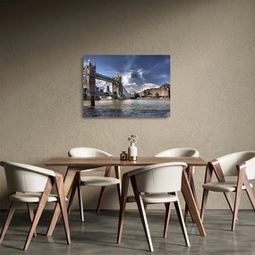 Üveg kép - Tower Bridge Londonban (70x50 cm)