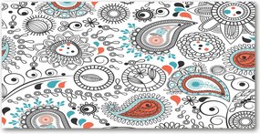 Fotó kép edzett üveg díszek 140x70