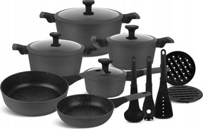 Márvány Edények Edénykészlet 15 db-os Edenberg 5642 edények