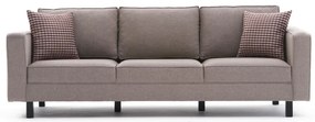 3 személyes kanapé Kale Linen - Krém
