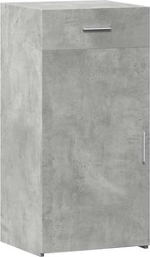 vidaXL betonszürke szerelt fa tálalószekrény 45 x 42,5 x 93 cm