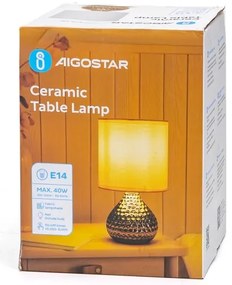 Aigostar - Asztali lámpa 1xE14/40W/230V arany