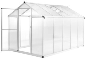 alumínium melegház 302 x 190 x 195 cm 11,19 m³