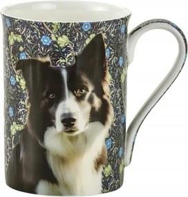 Porcelán bögre 350 ml kutya kutyus Border Collie Bone China Morris Dogs
