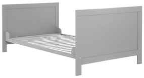 Világosszürke babaágy 70x140 cm – Roba