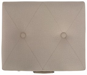 bézsszínű kárpitozott tárolóülőke 40 cm