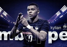 Poszter, Kylian Mbappe Lottin, Psg, Franciaország
