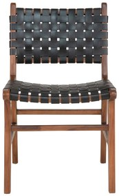 Perugia étkezőszék fa fekete