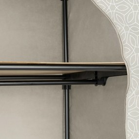 Wenko Összecsukható szekrény újrahasznosított textilből, Balance polccal, 160 x 50 x 90 cm