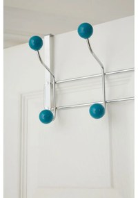 Mentazöld-ezüstszínű fém ajtófogas 41 cm – Premier Housewares