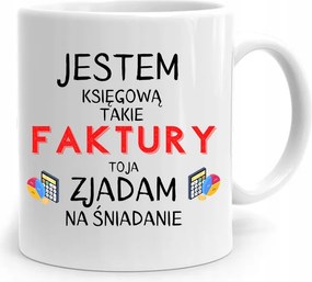 Könyvelő Bögre Könyvelő Vagyok, fényképes nyomattal