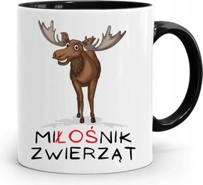 Fekete Bögre Állatorvosnak Állatbarát Nyomtatott Fotóval