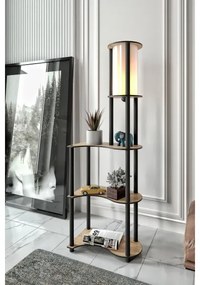 Polcos állólámpa NOTO 1xE27/40W/230V bézs/fekete