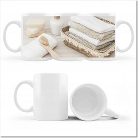 Fotó bögre Bézs szállodai szett