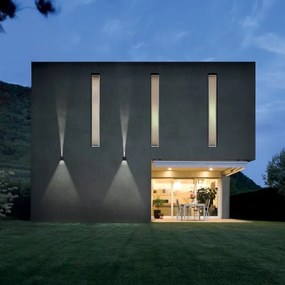 Redo 90296 - VARY LED kültéri fali lámpa, 2x LED, 10 W, 230 V, IP54, antracit