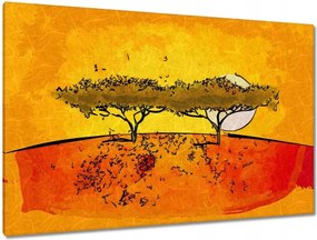 Vászonkép 120x80 Lenyugvó nap