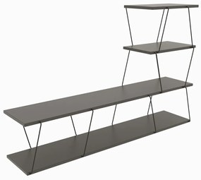 Ilgaz Anthracite TV asztal
