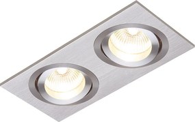Endon TETRA 52404 Beépíthető spotlámpa 2x50W/GU10 IP20