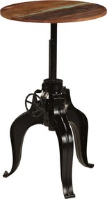vidaXL újrahasznosított tömör fa bárasztal 60 x (76-110) cm