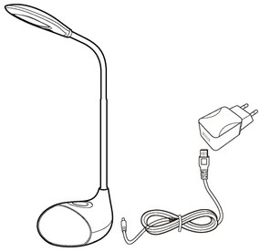 Eglo 97078 - LED Asztali lámpa CABADO 1 1xLED/2,2W+0,3W/230V RGB