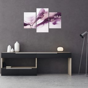 Kép - Lila folyadék művészet (90x60 cm)