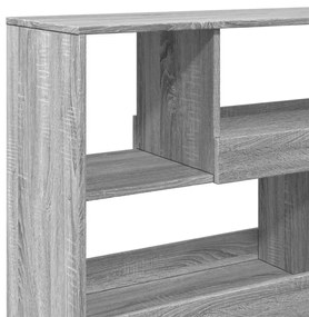 szürke sonoma színű szerelt fa térelválasztó 100 x 33 x 94,5 cm