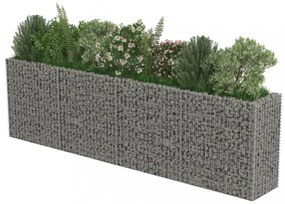 horganyzott acél gabion magaságyás 360 x 50 x 100 cm