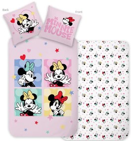 Disney Minnie Love & Laughter ágyneműhuzat 140×200cm, 70×90 cm