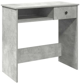 vidaXL betonszürke forgácslap íróasztal 80 x 40 x 75 cm