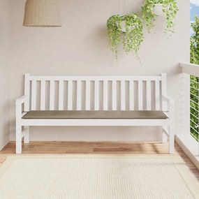 tópszínű oxford szövet kerti padpárna 180x50x4 cm