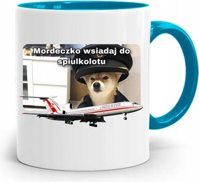 Bögre Kék Vicces Gyilkos Szállj Be nyomott mintával