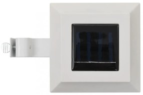 12 db fehér négyzet alakú kültéri napelemes LED lámpa 12 cm