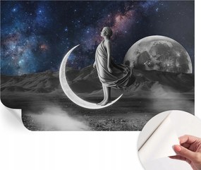 Dekoratív öntapadós fotótapéta Hálószobába Éjszakai álmok 104x70 cm