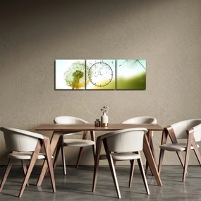 Kép - Pitypang a szélben (órával) (90x30 cm)